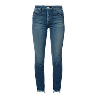 Skinny Cropped High-Waisted Jeans