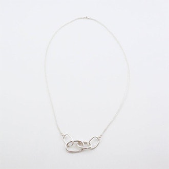 Silver Chain Link Necklace