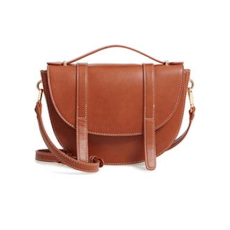 Top Handle Saddle Crossbody Bag