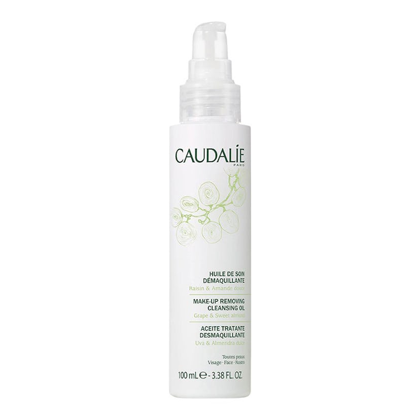 A bottle of Caudalie's Make-Up Removing Cleansing Oil