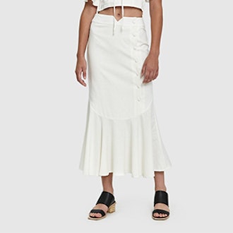 Bauer Linen Maxi Skirt
