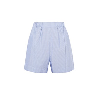 Hillier Bartley Pinstriped Cotton-Poplin Shorts