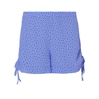 Dinah Blue Dot Silk Shorts