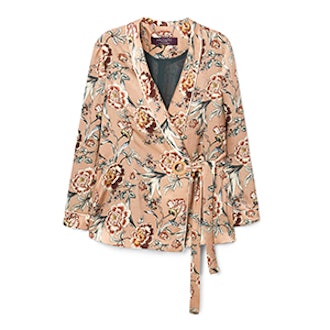 Floral Print Blazer