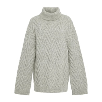 Nili Lotan Lee Chunky-Knit Turtleneck Sweater