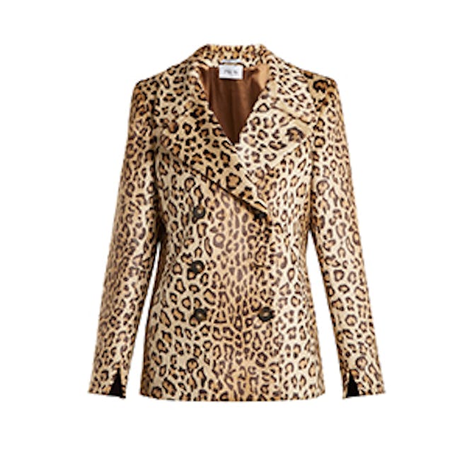 Pallas x Claire Thomson-Jonville Dali Leopard-Print Double-Breasted Jacket