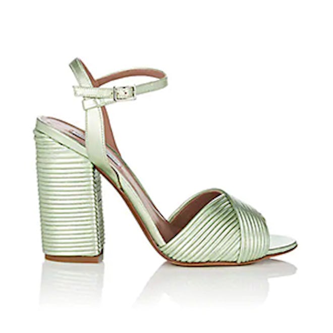 Tabitha Simmons Kali Pleated Leather Sandals