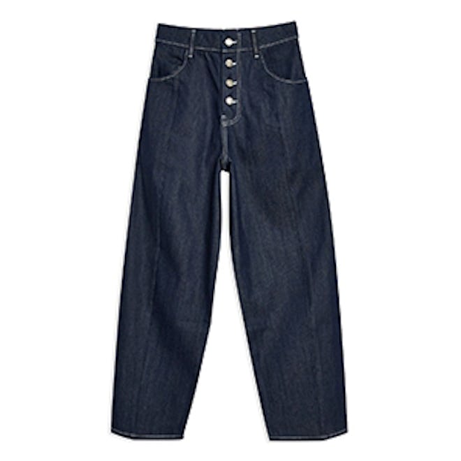 Contrast Stitch Jeans