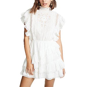 white lace summer dress