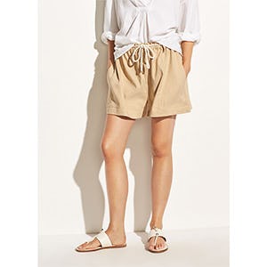 NWT VINCE buy Khaki Rope Tie Linen Shorts