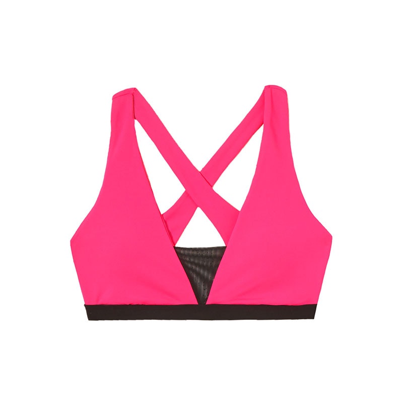 Fabletics Demi Lovato desert rose confident print pink yoga tank