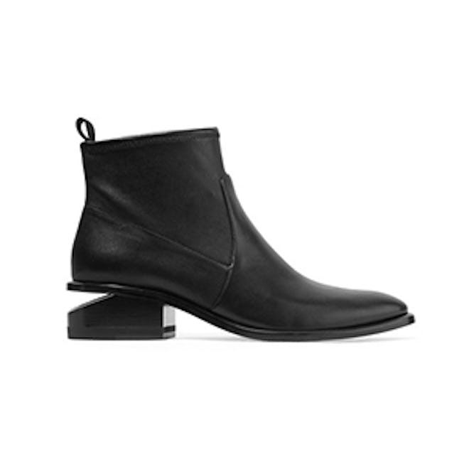 Alexander Wang Kori Cutout Leather Ankle Boots