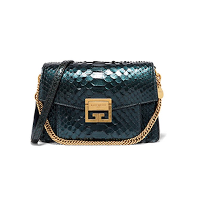 GV3 Small Python Shoulder Bag