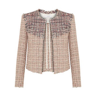 Walefa Frayed Cotton-Blend Tweed Jacket