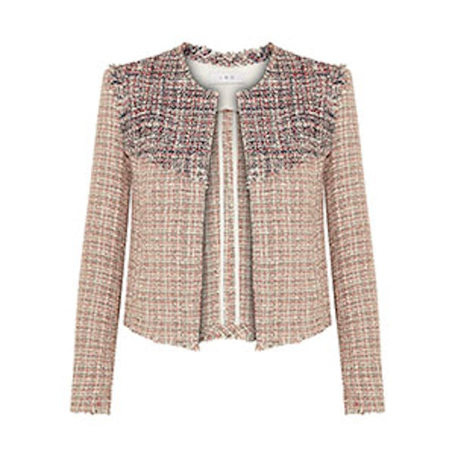 Walefa Frayed Cotton-Blend Tweed Jacket