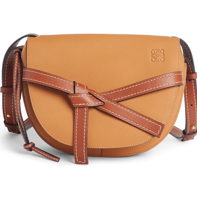 Small gate leather crossbody bag