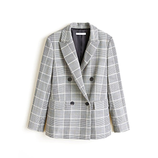 Check Structured Jacket