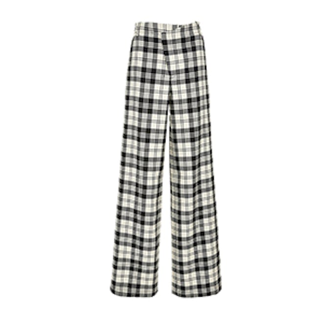 Wide Leg Crooked Trouser