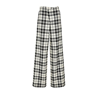 Wide Leg Crooked Trouser