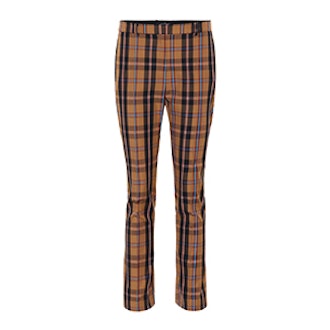 Plaid Skinny Pants