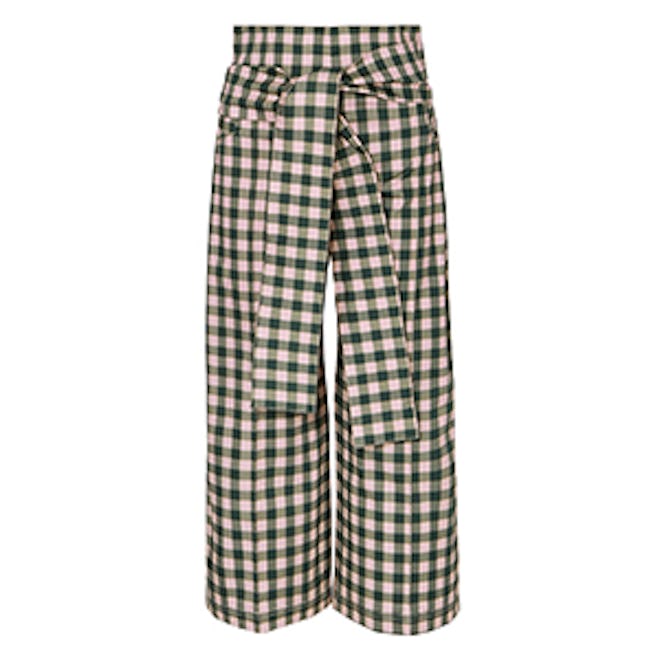 Silvia Tcherassi Salve Gingham Pants