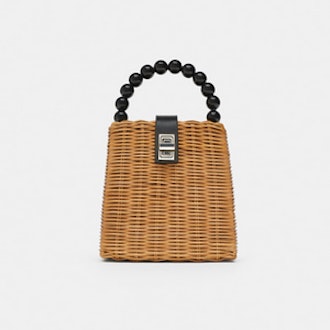 Woven Crossbody Box Bag