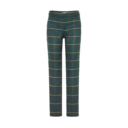 Cindy pants in green plaid