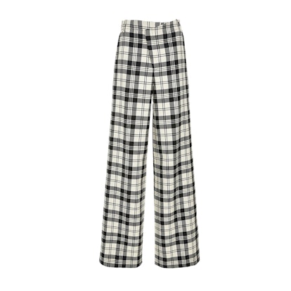 Wide Leg Crooked Trousers