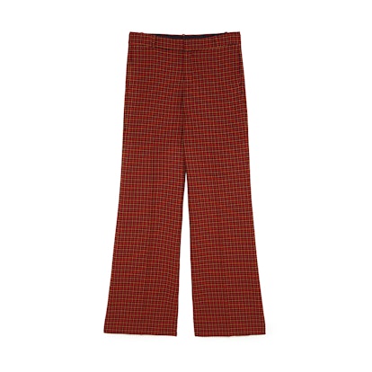 Masculine plaid pants